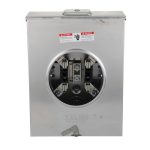 Siemens UAT437-XGF 600 VAC 200 Amp 1-Phase 3-Wire Ringless Meter Mounting Equipment