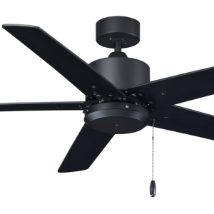 ROYAL PACIFIC 1069MBK-MBK ALDEA IX 52" 5-BLADE CEILING FAN MATTE BLACK - WET LISTED
