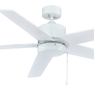 ROYAL PACIFIC 1069WW-WW ALDEA IX 52" 5-BLADE CEILING FAN WHITE - WET LISTED