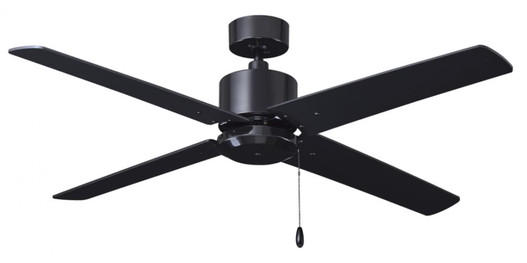 ROYAL PACIFIC 1071MBK-MBK ALDEA 52" 4-BLADE CEILING FAN MATTE BLACK