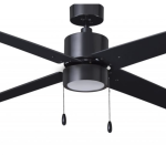ROYAL PACIFIC 1071LED-MBK-MBK ALDEA 52" 4-BLADE CEILING FAN MATTE BLACK - INTEGRATED LED LIGHT KIT INCLUDED