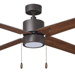 ROYAL PACIFIC 1071LED-OB-WT ALDEA 52" 4-BLADE CEILING FAN OIL-RUBBED BRONZE / WALNUT - INTEGRATED LED LIGHT KIT INCLUDED