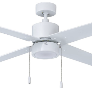 ROYAL PACIFIC 1071LED-WW-WW ALDEA 52" 4-BLADE CEILING FAN WHITE - INTEGRATED LED LIGHT KIT INCLUDED