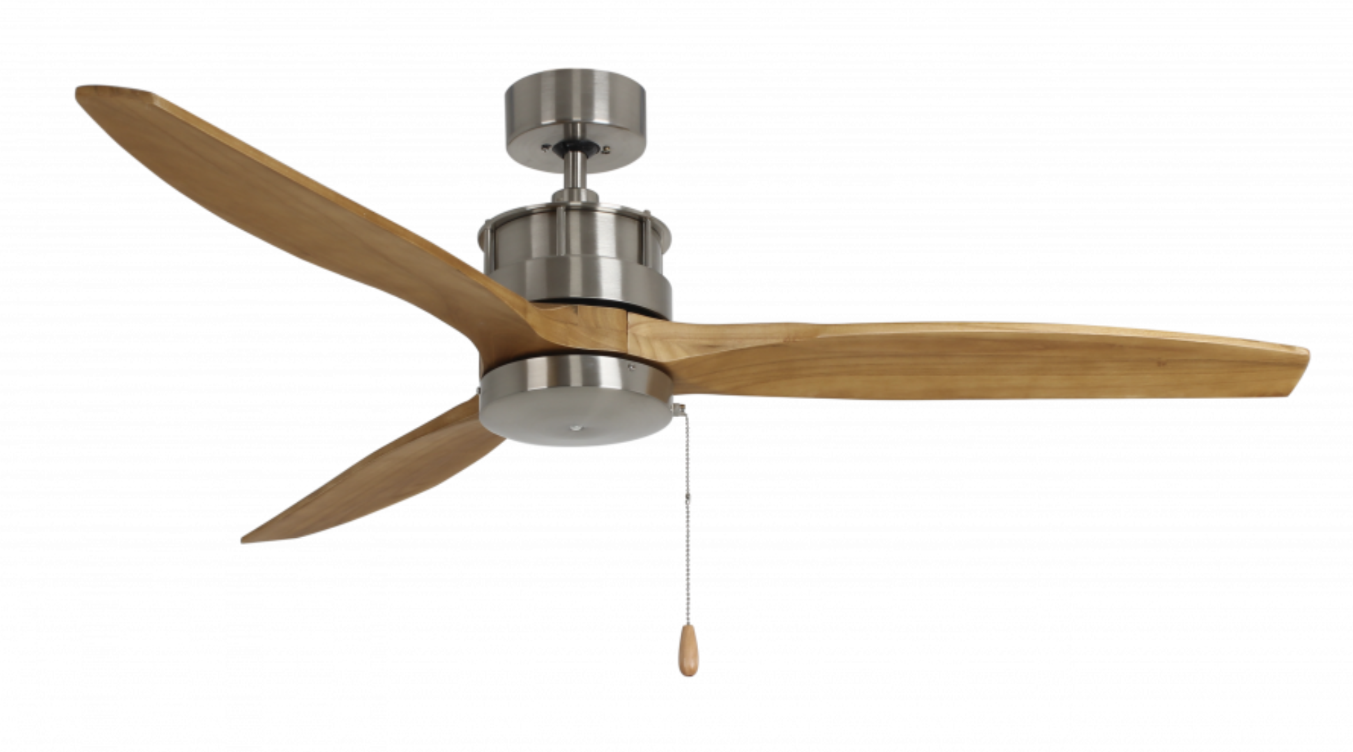 ROYAL PACIFIC 1073BN-NM-PC TORQUE 52" 3-BLADE CEILING FAN BRUSHED NICKEL / NATURAL MAPLE - PULL CHAIN INCLUDED