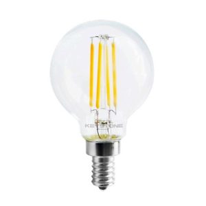 Keystone KT-LED4.5FG16-E12-930-C 4.5W E12 Base Dimmable G16 LED Bulb 3000K