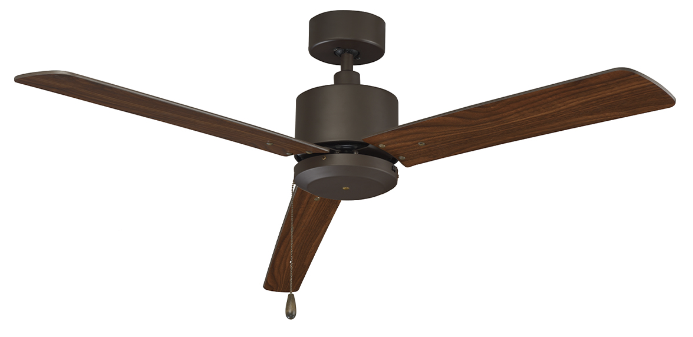 ROYAL PACIFIC 1074OB-WT ALDEA II 52" 3-BLADE CEILING FAN OIL-RUBBED BRONZE / WALNUT