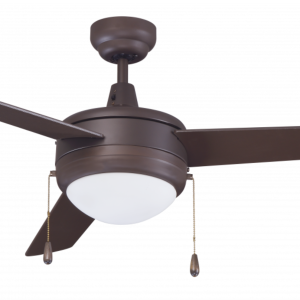 ROYAL PACIFIC 1079BN-BN-E26-L CONTEMPO 50" 3-BLADE CEILING FAN BRUSHED NICKEL - E26 LED LIGHT KIT