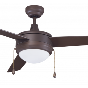 ROYAL PACIFIC 1079OB-OB-E26-L CONTEMPO 50" 3-BLADE CEILING FAN OIL-RUBBED BRONZE - E26 LED LIGHT KIT