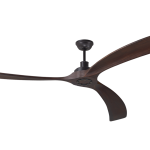 ROYAL PACIFIC 1088OB-WT RIO GRANDE 88" 3-BLADE CEILING FAN OIL-RUBBED BRONZE / WALNUT