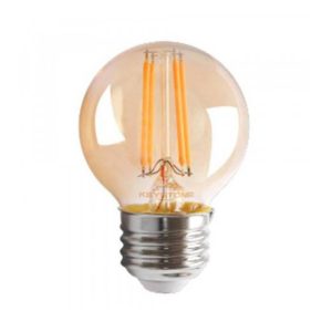 Keystone KT-LED4.5FG16-E26-822-A 4.5W E26 Dimmable Amber G16 LED Bulb