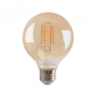 Keystone KT-LED5.5FG25-E26-822-A 4.5W E26 Dimmable Amber G16 LED Bulb