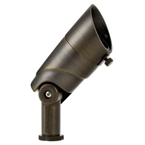 Kichler 16016CBR27 VLO 2700K Small 35 Degree Flood Light Centennial Brass