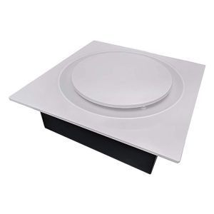 Aero Pure ABFS0511D6W White Quiet Bathroom Ceiling and Wall Mount Ventilation Fan