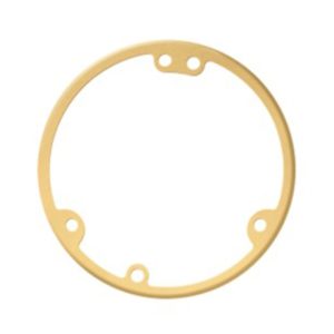 Enerlites 975509-C Brass 4" Round Floor Box Trim Ring
