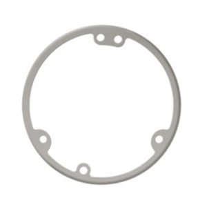 Enerlites 975509-S Nickel-Plated 4" Round Floor Box Trim Ring