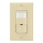 Enerlites DWOS-J-I Ivory Passive Infrared (PIR) Occupancy and Vacancy Sensor