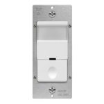 Enerlites DWOS-JM-W Decorator PIR Motion Sensor Switch, Single-Pole, 120V-277V, White