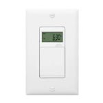 Enerlites HET01-C-W 7-Day Digital In-Wall Timer Switch, 15A, 120V, White