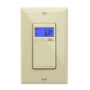 Enerlites HET01-I 15 Amp 7-Days In-Wall Programmable Timer Switch