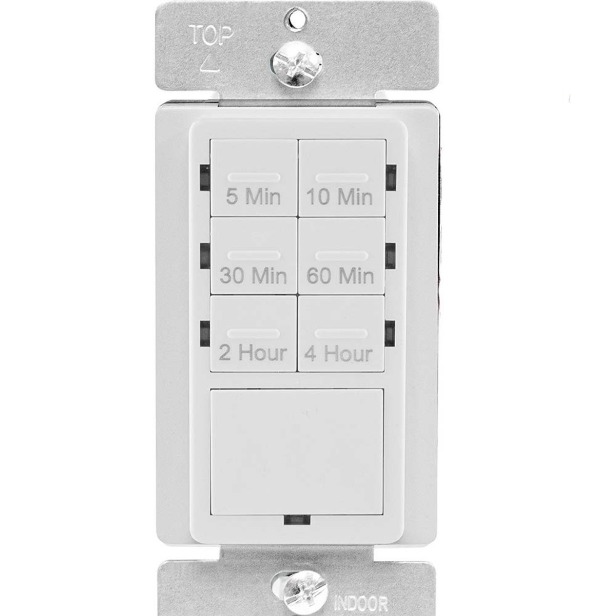 Enerlites HET06-R-W 800 Watts 4-Hour In-Wall Preset Timer Switch - White