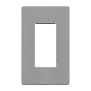 Enerlites SI8831-GY Gray 1 Gang Decorator Wall Plate