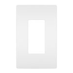 Enerlites SI8831-W White 1 Gang Decorator Wall Plate