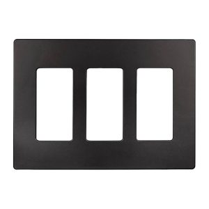 Enerlites SI8833-DB Dark Bronze 3 Gang Decorator Wall Plate