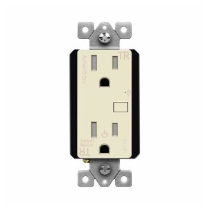 Enerlites WF15RM-LA Light Almond 15 Amp 120-Volt Tamper-Resistant Smart Wi-Fi Outlet