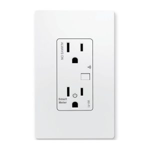 Enerlites WF15RM-W White 15 Amp 120-Volt Tamper-Resistant Smart Wi-Fi Outlet