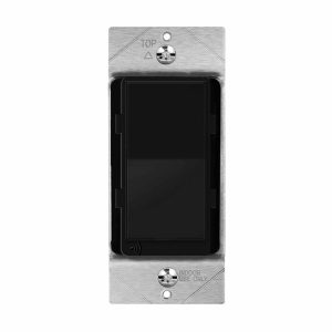 Enerlites WF15S-BK Black 1800 Watt 120-Volt Single Pole/3-Way Smart Wi-Fi Switch