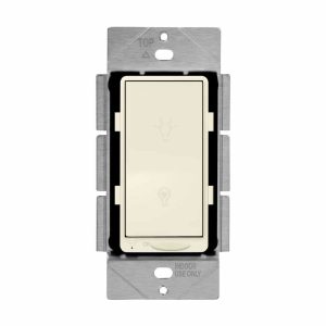 Enerlites WF500D-LA Light Almond 600 Watt 120-Volt Single Pole/3-Way Wi-Fi Smart Dimmer