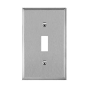Enerlites 7711 Toggle Switch One-Gang Metal Wall Plate