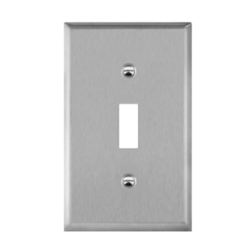 Enerlites 7711 Toggle Switch One-Gang Metal Wall Plate