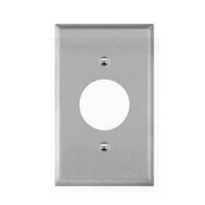 Enerlites 7751 Single Receptacle One-Gang Metal Wall Plate
