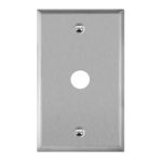 Enerlites 7761 Phone/Cable One-Gang Metal Wall Plate