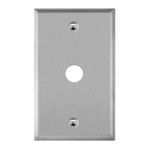 Enerlites 7761 Phone/Cable One-Gang Metal Wall Plate