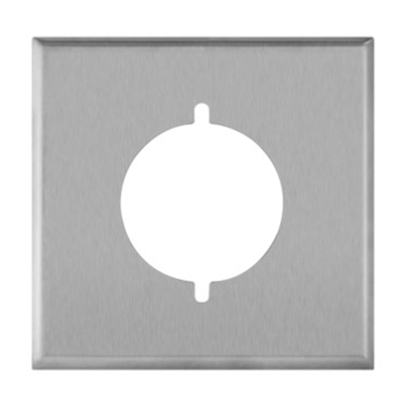 Enerlites 7772 Power Outlet Receptacle 2-Gang Metal Wall Plate