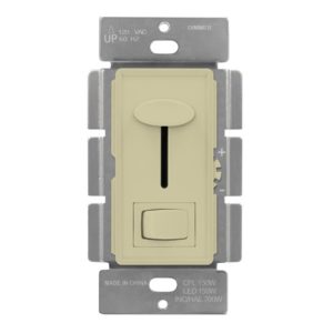 Enerlites 59302-I LED, CFL, Incandescent, Halogen Dimmer Switch, Ivory
