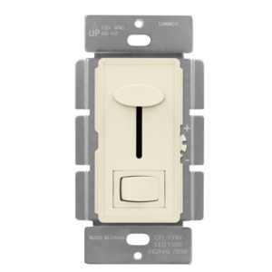 Enerlites 59302-LA LED, CFL, Incandescent, Halogen Dimmer Switch, Light Almond