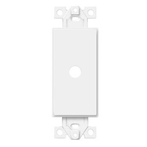 Enerlites 6061-W One-Gang Decorator Dimmer Plastic Shaft Adapter, White
