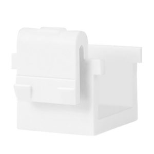 Enerlites 6103-W Audio/Video Connectors Blank Insert, White