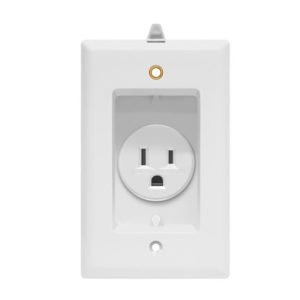 Enerlites 61150-TRRP-W Residential Grade 15A Recessed Tamper-Resistant Single Receptacle