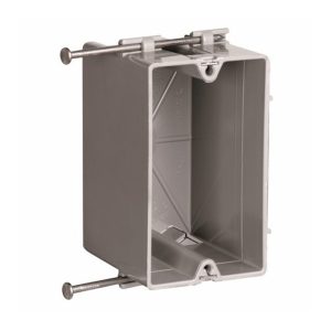 Legrand S1-18-R 1-Gang 18 Cu In, Thermoplastic Switch & Outlet Box