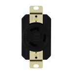 Enerlites 66440-BK Industrial Grade Locking Receptacle, 30A, L5-30R