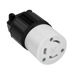 Enerlites 66482-BK Industrial Grade Locking Cord Connector, 15A, L7-15C