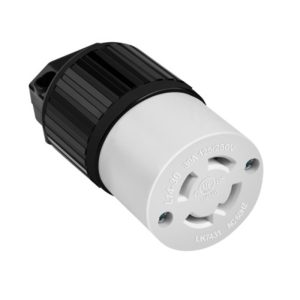 Enerlites 66492-BK Industrial Grade Locking Cord Connector, 30A, L14-30C