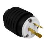 Enerlites 66511-BK Industrial Grade Locking Plug, 20A, L7-20P