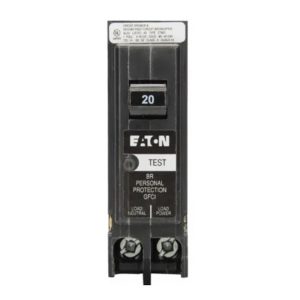 Eaton BRP120GF GFCI 20 A, 10 kAIC Circuit Breaker
