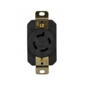 Enerlites 66602-BK 20 Amp 125V-208V NEMA L21-20R Locking Receptacle