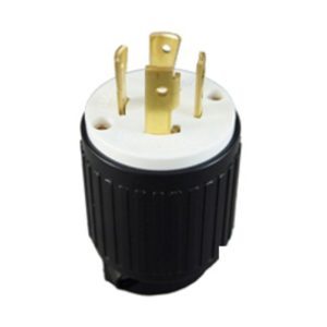 Enerlites 66800-BK Industrial Grade Locking Plug, 30A, L15-30P